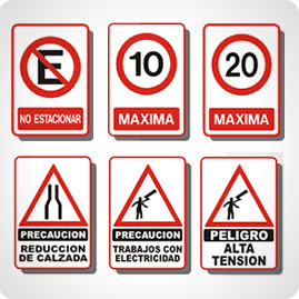 Señalética Industrial, Grado Comercial