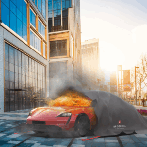 Mantas Ignífugas para Automóviles Eléctricos